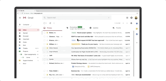 gmail nieuw design vintech tech technieuws